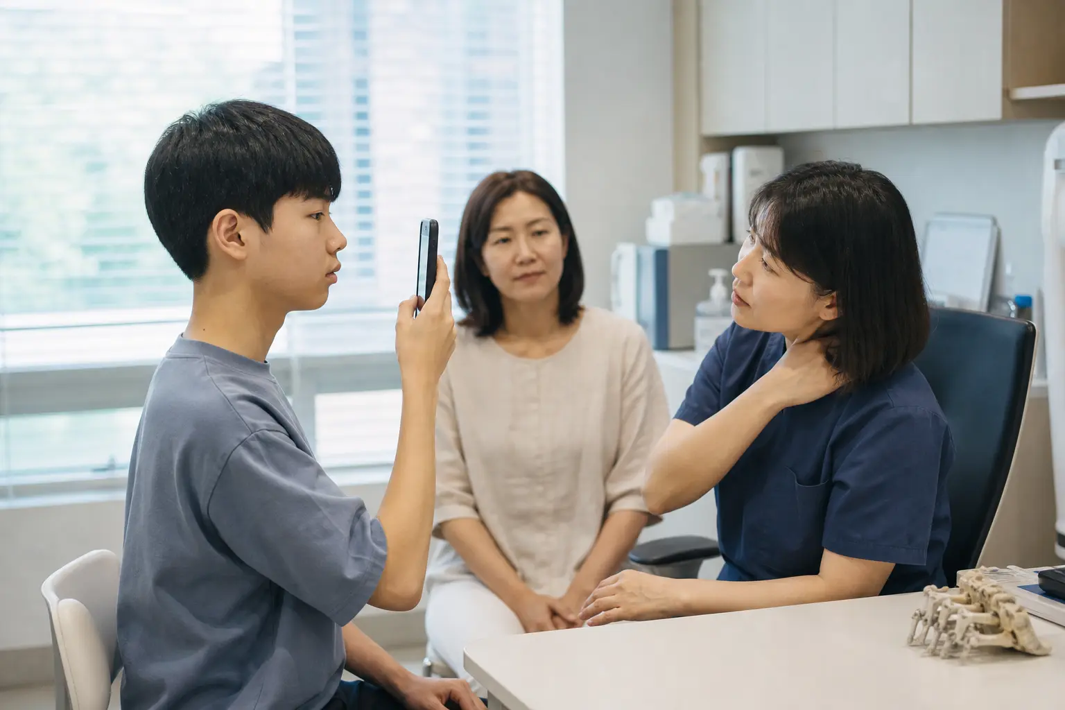 청소년 목통증, 스마트폰 때문일까 올바른 대처 방법은 무엇일까?